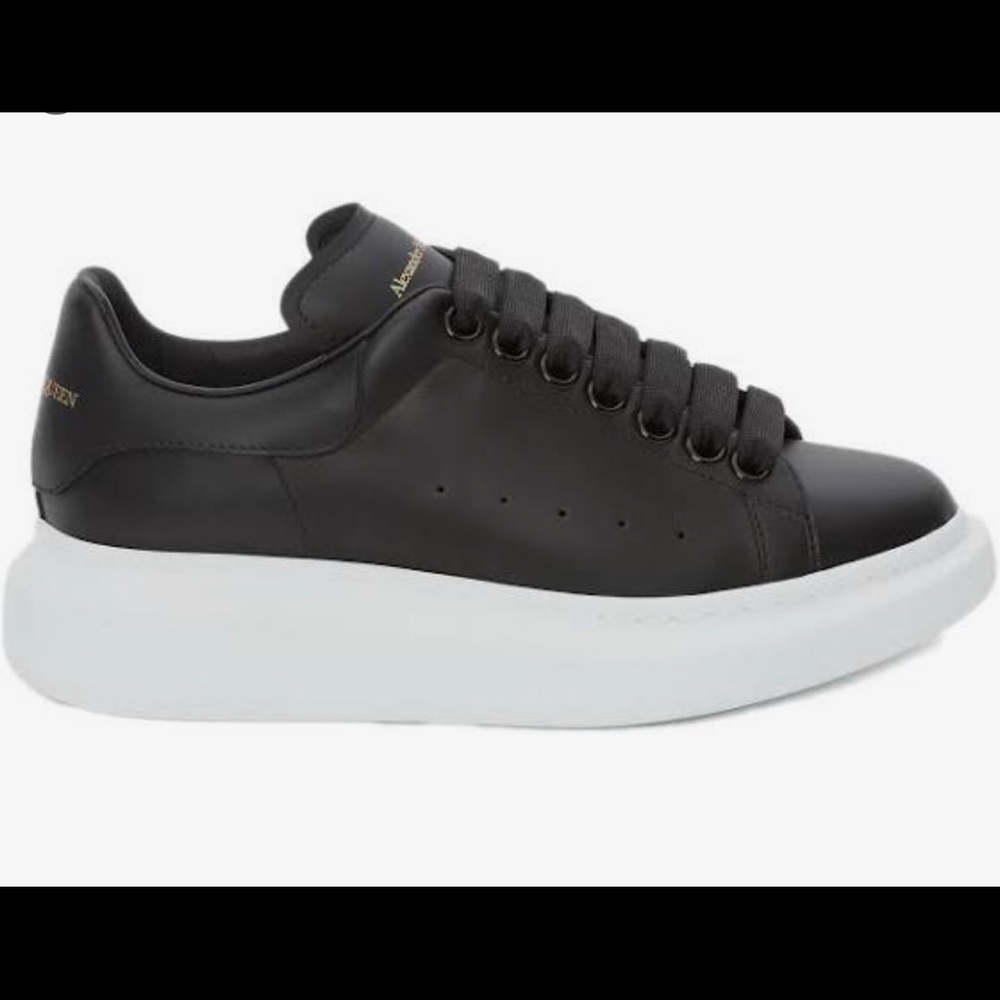 Alexander Black Leather Women’s Sneaker
